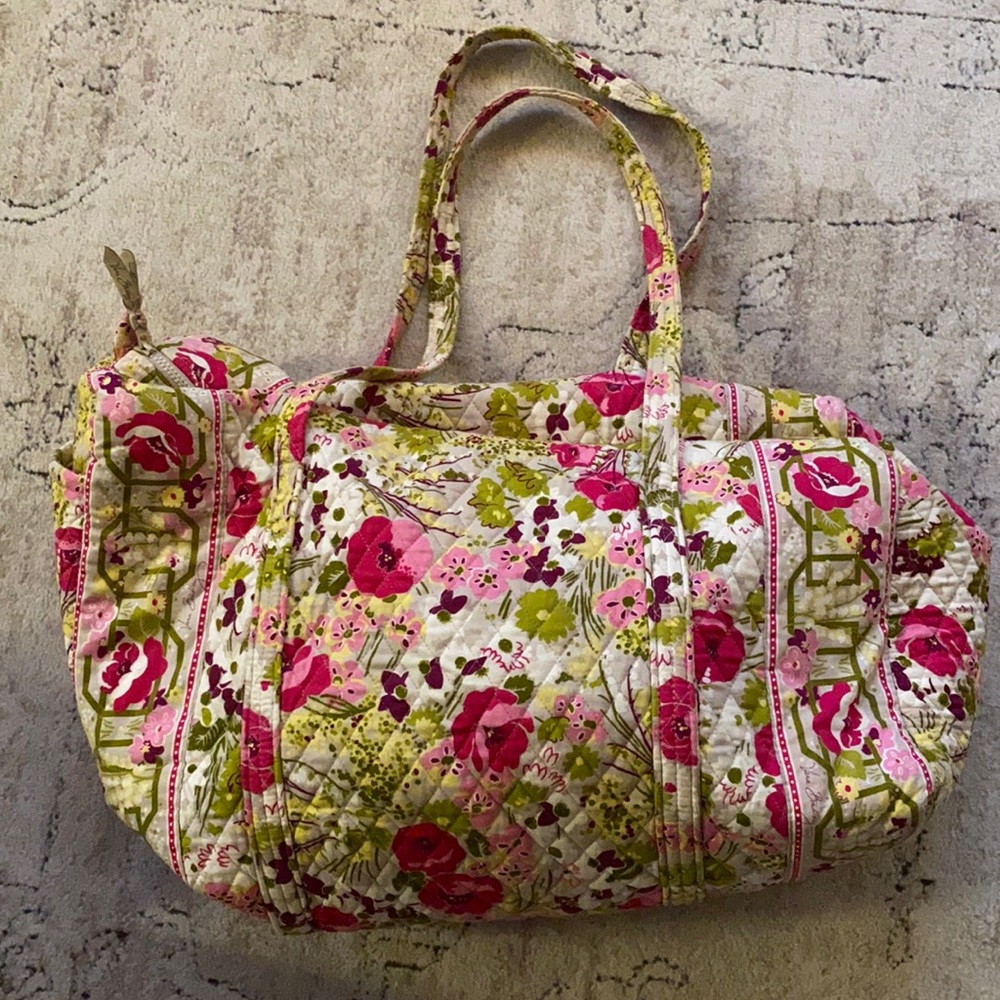 Vera Bradley Duffel Bag~Make Me Blush